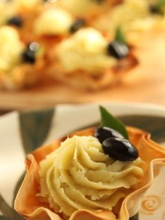 餃子の皮deさつまいもモンブラン-レシピのメイン写真