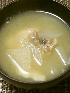 はまちのアラの味噌汁-レシピのメイン写真