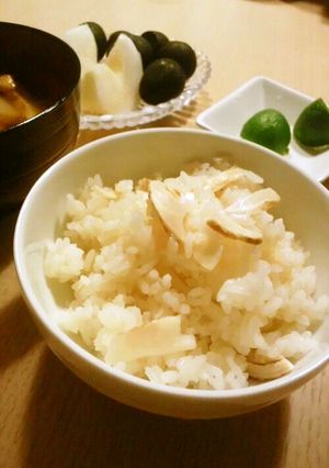マツタケごはん-レシピのメイン写真