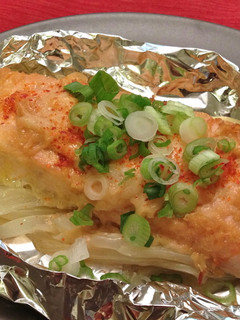 鮭の味噌マヨホイル焼き-レシピのメイン写真
