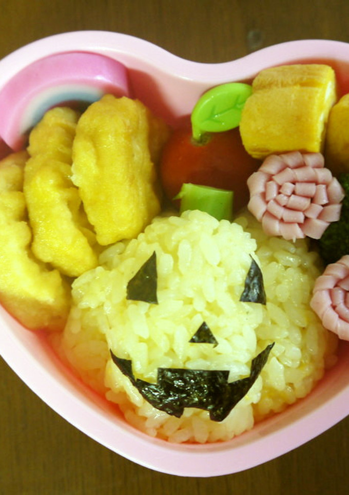 キャラ弁　ハロウィンかぼちゃ♪-レシピのメイン写真