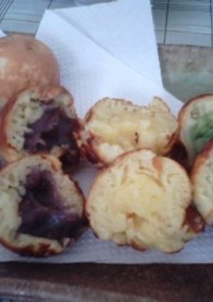 たこ焼きプレートでミニ鯛焼き（即席あん1-レシピのメイン写真