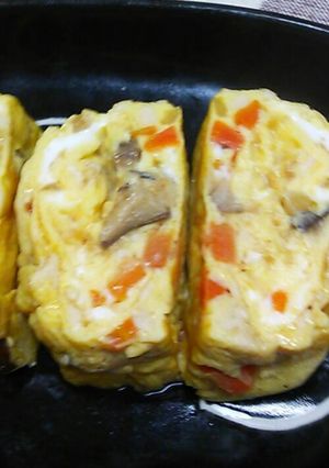 炒り豆腐の玉子焼き(⌒‐⌒)-レシピのメイン写真
