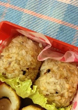 大麦（押麦）ごはんの焼きおにぎり-レシピのメイン写真
