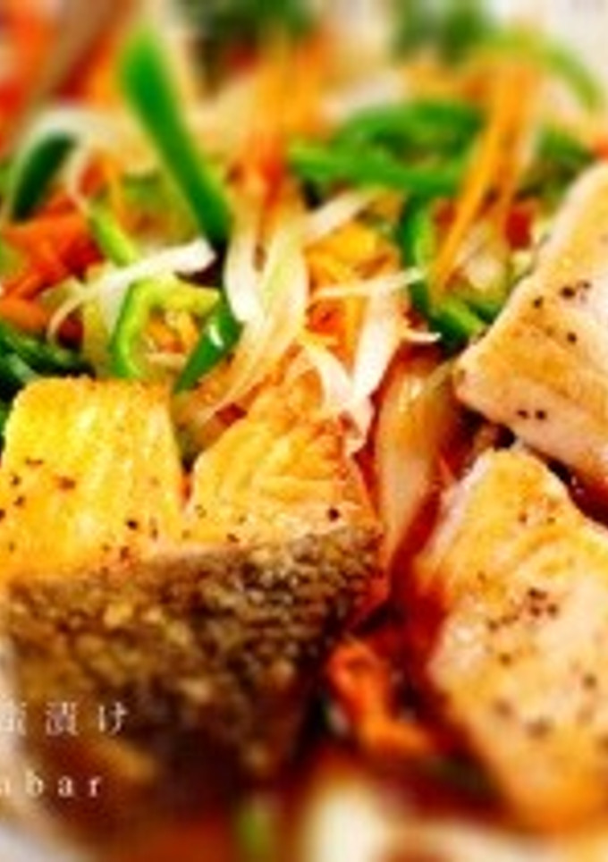 揚げない◆秋鮭の南蛮漬け◆野菜たっぷり-レシピのメイン写真