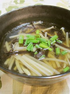 タケノコ・きくらげで酸辣湯風スープ-レシピのメイン写真