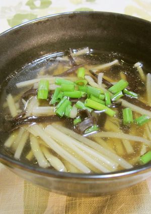 タケノコ・きくらげで酸辣湯風スープ-レシピのメイン写真