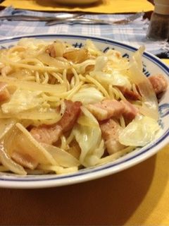キャベツとベーコンのペペロンチーノ風-レシピのメイン写真
