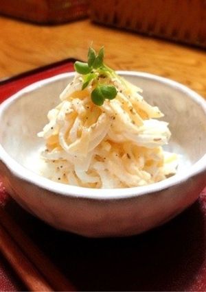 柿と大根のマヨ和え(o^^o)-レシピのメイン写真