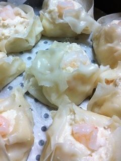 豆腐入ふわふわ~の海老シュウマイ♡-レシピのメイン写真