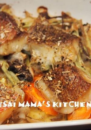 簡単！　白身魚のオーブン焼き-レシピのメイン写真
