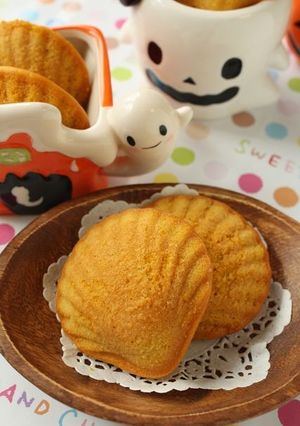 ＊ハロウィンに☆かぼちゃマドレーヌ＊-レシピのメイン写真
