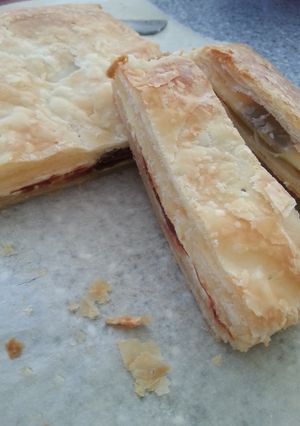 冷凍ﾊﾟｲｼｰﾄで簡単チョコチーズパイ-レシピのメイン写真