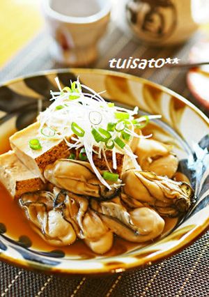 ＊カキと焼き豆腐の炊いたん＊-レシピのメイン写真