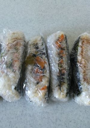 おにぎりサンドの冷凍貯金-レシピのメイン写真