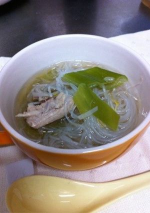 鶏肉and春雨スープ-レシピのメイン写真