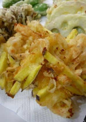 さつま芋とチーズのかき揚-レシピのメイン写真