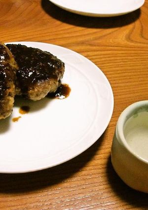 【杜氏流】簡単酒粕ハンバーグ-レシピのメイン写真