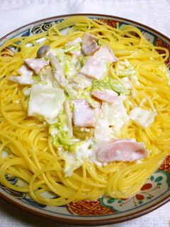 和風クリームパスタ-レシピのメイン写真