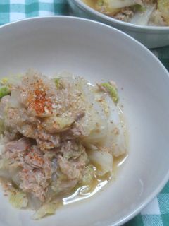 白菜とシーチキンの和え物( ・∇・)ь♪-レシピのメイン写真