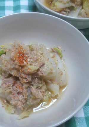 白菜とシーチキンの和え物( ・∇・)ь♪-レシピのメイン写真