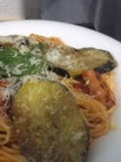 揚げ茄子とベーコンのトマトパスタ-レシピのメイン写真