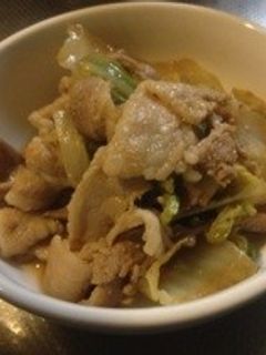 豚肉と白菜の甘辛炒め-レシピのメイン写真