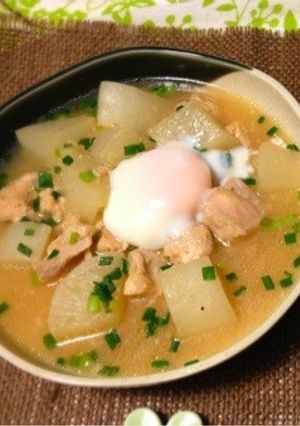 絶品！ 鶏胸肉と大根の味噌バター煮込み＊-レシピのメイン写真