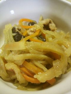 切り干し大根と豚肉煮-レシピのメイン写真