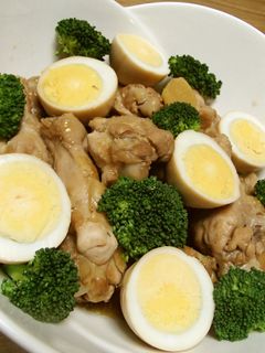 鶏手羽元とゆで卵の甘辛煮-レシピのメイン写真