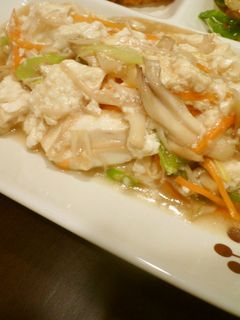 くずし豆腐のいろいろきのこあんかけ☆-レシピのメイン写真