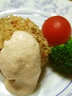 枝豆フライ 明太子ソース-レシピのメイン写真