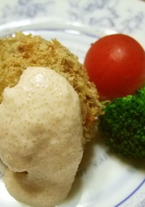 枝豆フライ　明太子ソース-レシピのメイン写真