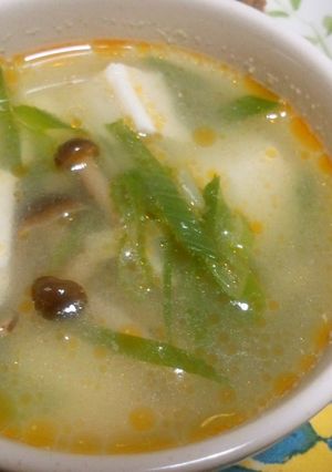 キノコと豆腐のあったかスープ-レシピのメイン写真