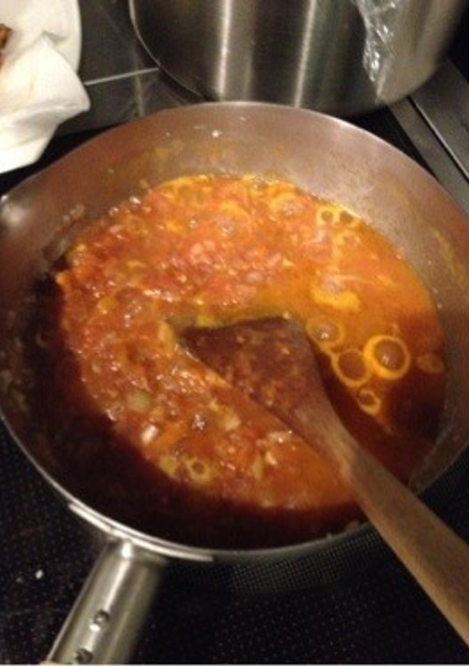 トマトの種だけでトマトソース作ってみた。-レシピのメイン写真