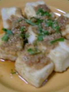 簡単♪ポン酢で激ウマ揚げだし豆腐 by saki1010 【クックパッド