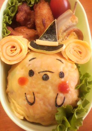 ハロウィンキャラ弁＊プーおばけ＊-レシピのメイン写真