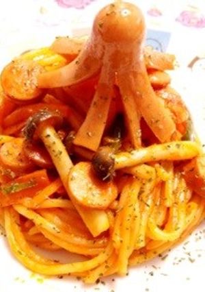 チーズこってりナポリタン♫-レシピのメイン写真