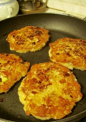 焼きネギ香ばしモチモチ日本のチヂミ-レシピのメイン写真