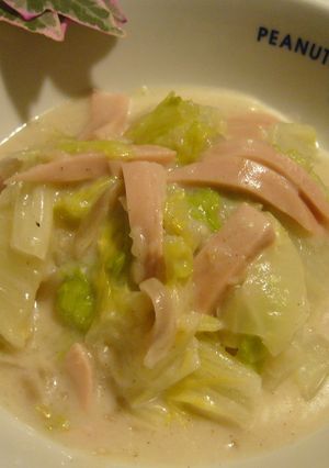 ◇魚ニソで◇　簡単♡白菜のクリーム煮-レシピのメイン写真