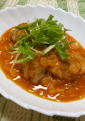 鶏のケチャップ煮-レシピのメイン写真
