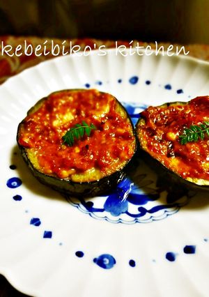 米茄子の醤油麹チーズで田楽風-レシピのメイン写真