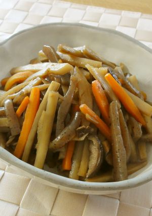 母の味☆食感楽しむ♪五目きんぴら-レシピのメイン写真
