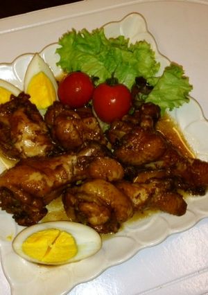 お酢で！鶏手羽元のやわらか煮♪-レシピのメイン写真