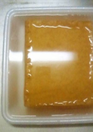 ズボラな私の厚揚げ油ぬき方法(^_^;)-レシピのメイン写真