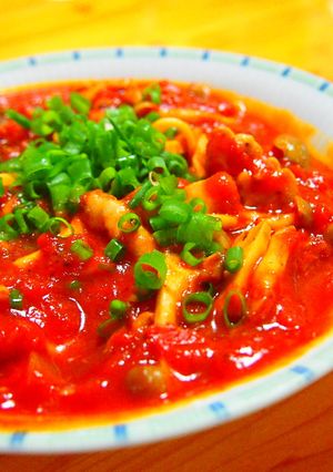 鶏肉ときのこのトマト煮込み♪-レシピのメイン写真