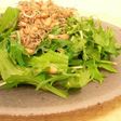 生が美味しい♪水菜とじゃこのカリカリサラダ