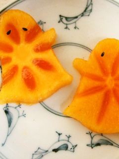 ☆ハロウィン☆柿おばけ~☆-レシピのメイン写真