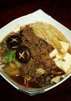 簡単、時短！フライパンですき煮☆-レシピのメイン写真