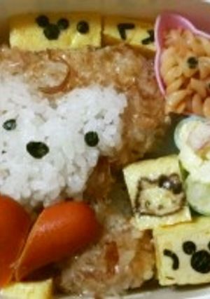 キャラ弁☆ディズニーダッフィー弁当♪簡単-レシピのメイン写真